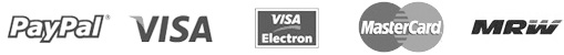 PayPal - VISA - VISA Electron - MasterCard - MRW